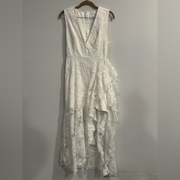 One33 Social White Embroidered High Low Dress - Picture 12 of 12